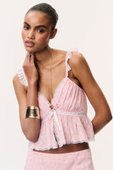Nicoleta Floral Crepe Top