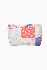 Octavia Patchwork Print Cosmetic Bag