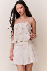Ondeline Floral Embroidered Cotton Top