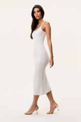 Opalina Cotton Pointelle Midi Dress