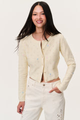 Paelynn Embroidered Floral Cardigan