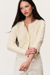 Paelynn Embroidered Floral Cardigan