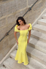Katlyn Maxi Dress in Yellow