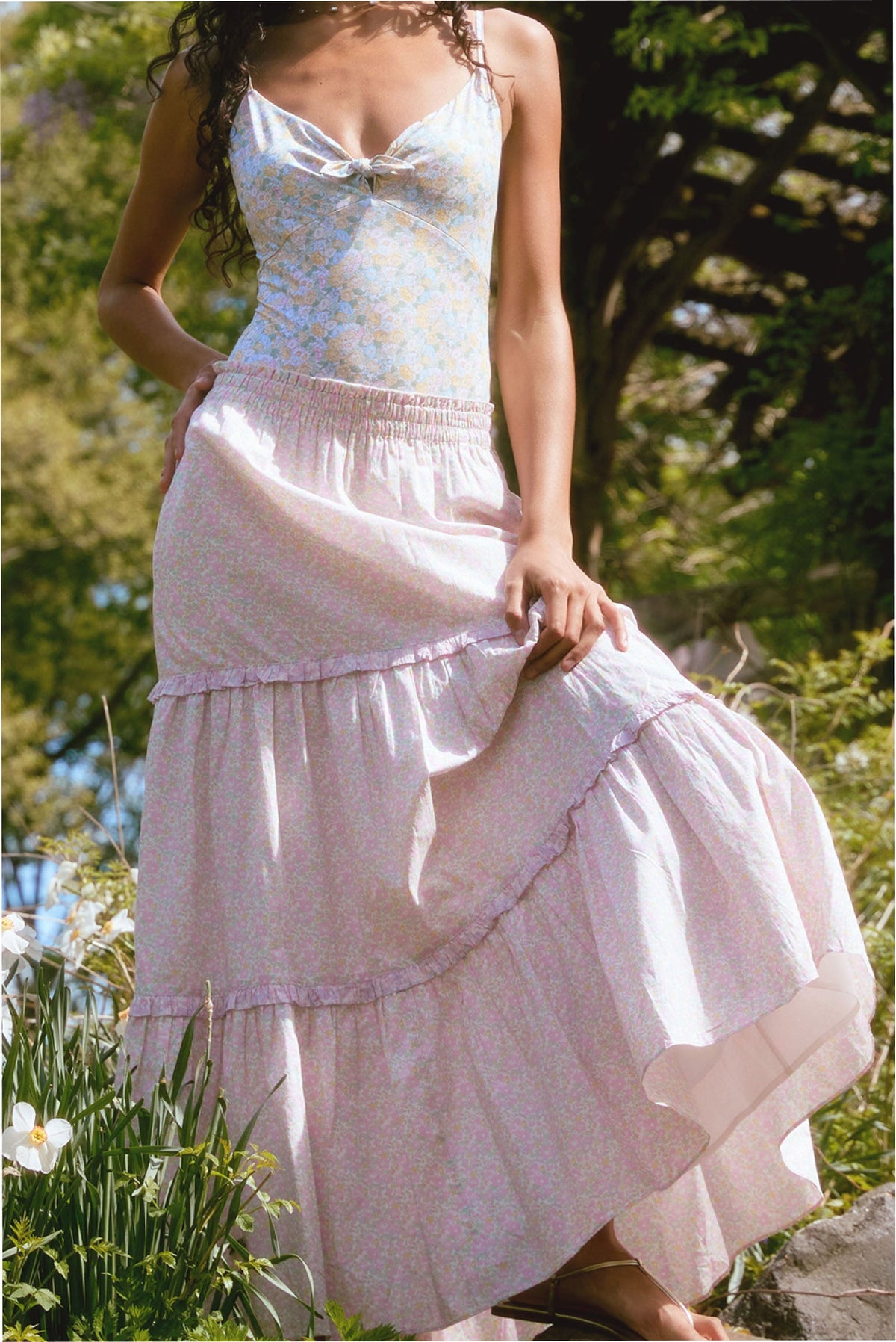 Made With Liberty Fabrics Patten Maxi Skirt