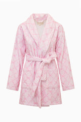 Cotton Indie Robe - PEPPERMINT PINK