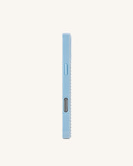 Pearl Marble Artificial Crystal Phone Case - Iridescent Blue