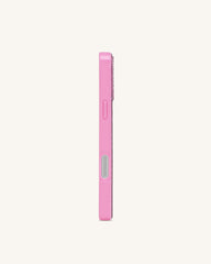 Kitten with Yarn Artificial Crystal Phone Case - Pink