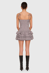 Laureline Romper in Cambridge Plaid