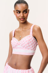 Ricky Seersucker Bralette Top