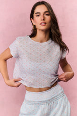 Sweetheart Rubin Cropped Tee