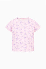 Rubin Iced Mauve Cropped Tee