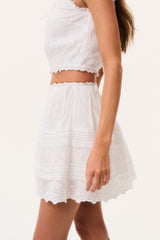 Sani Cotton Victorian Mini Skirt