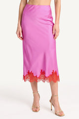 Audrie Silk Skirt
