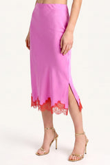 Audrie Silk Skirt