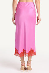 Audrie Silk Skirt