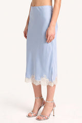 Audrie Silk Skirt
