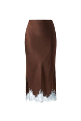 Audrie Silk Skirt