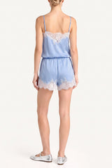 Audrie Silk Romper
