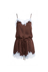 Audrie Silk Romper