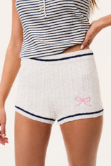 Coramay Knit Mini Shorts