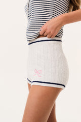 Coramay Knit Mini Shorts