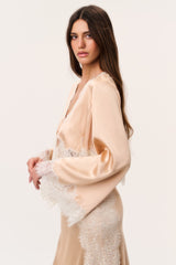 Kately Silk-Blend Top