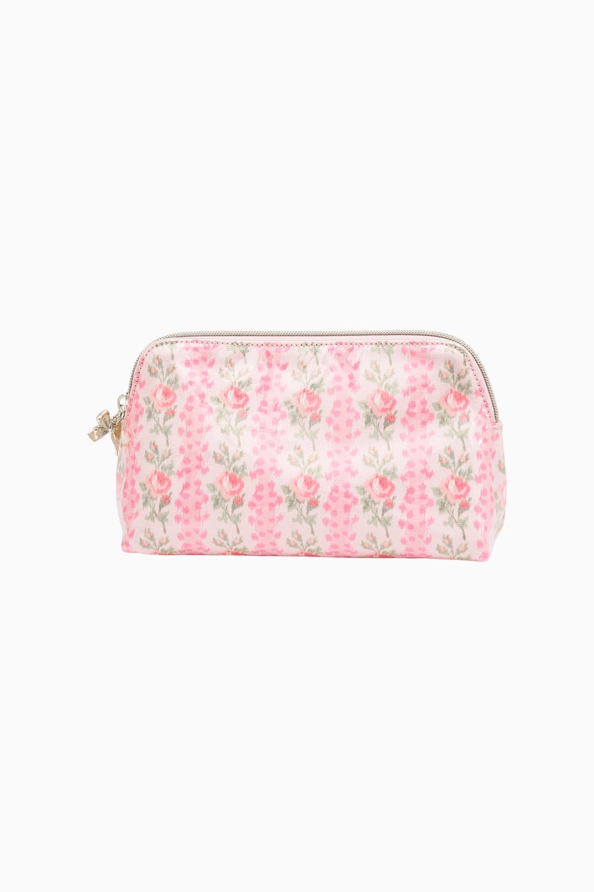 Heirloom Print Small Travel Pouch - PINK MACAROON