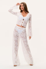 Jessia Lace Cover-Up Pant