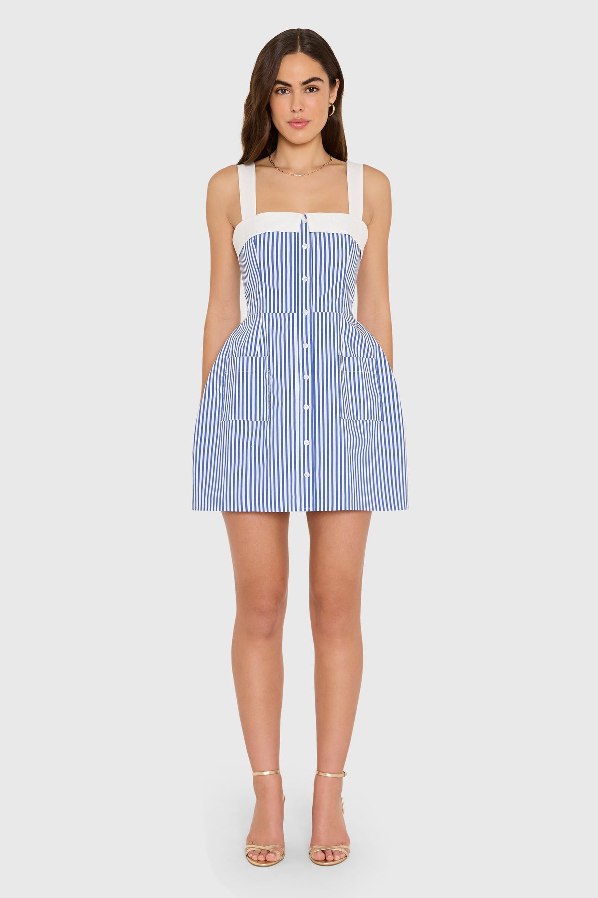 Mindy Dress in Bayhaven Stripe