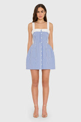 Mindy Dress in Bayhaven Stripe