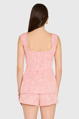 Amoretta Top in Palmira Tweed