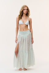 Umber Cotton Cover-Up Skirt