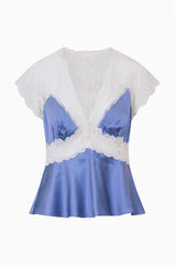 Verelle Silk-Blend Lace Top