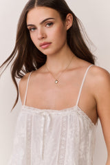 Vionett Cotton Victorian Mini Dress