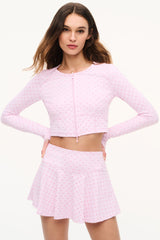 Tiffy Velvet Flock Bow Active Skirt