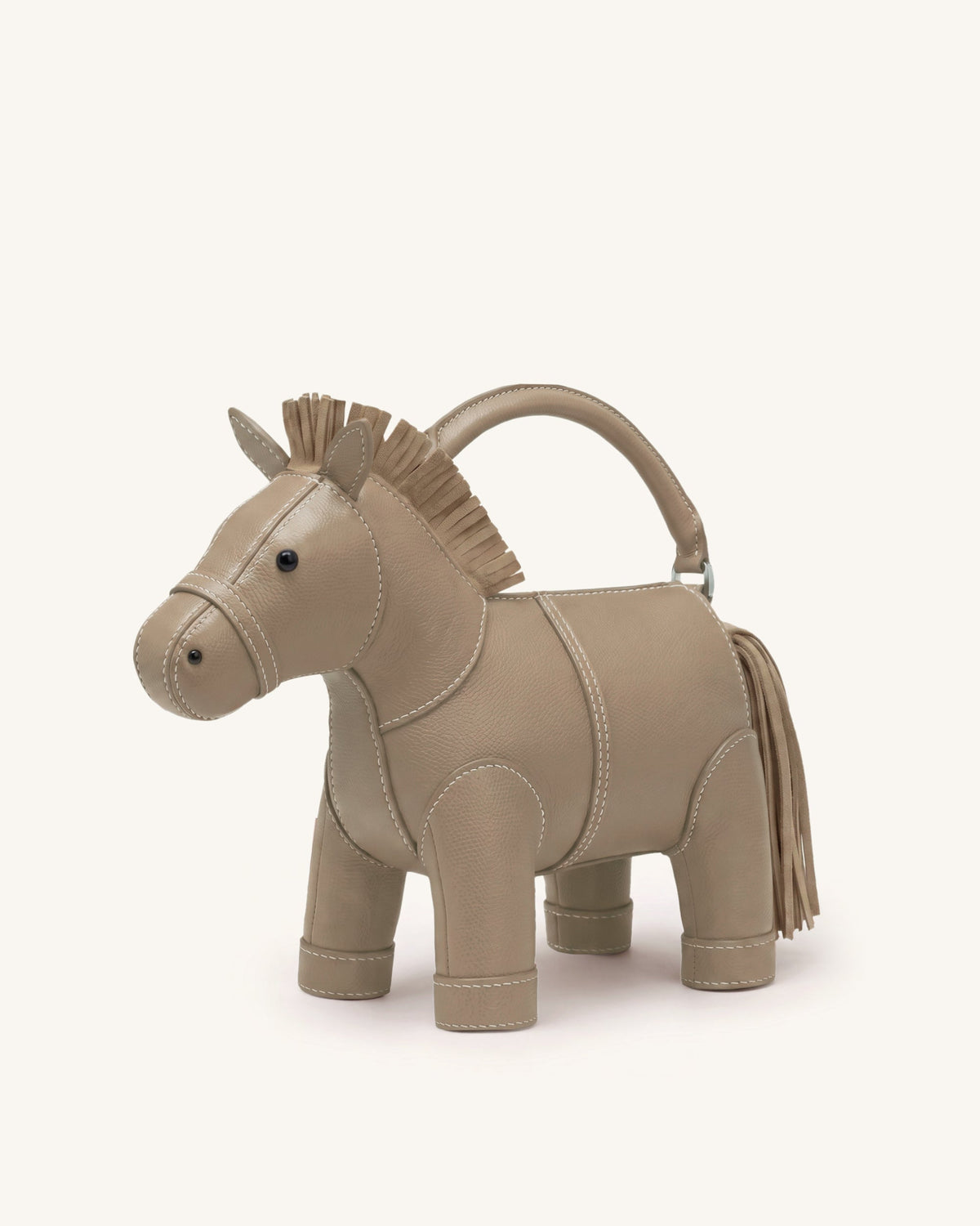 Harper Horse Top Handle Bag - Khaki