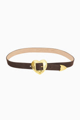 Streets Ahead Gold Heart Belt