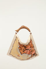 Off-White Landscape Satin Small Scarf Bag