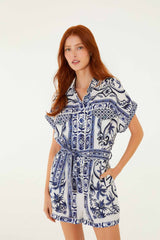 Off-White Wonderful City Belted  Romper