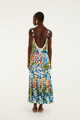 Rio Beach Off-White Maxi Dress