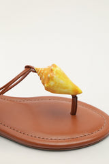 Shell Flat Sandal