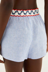 Shorts With Embroidery Detail