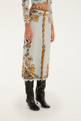 Stained Glass Beauty Knit Skirt