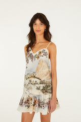 Toile De Rio Sleeveless Mini Dress