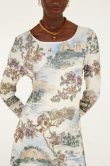 Toile De Rio Textured Midi Dress