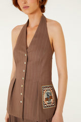 Yarn Dyed Vest