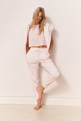 Rubin Cotton Cropped Tee - PEONY SUGAR