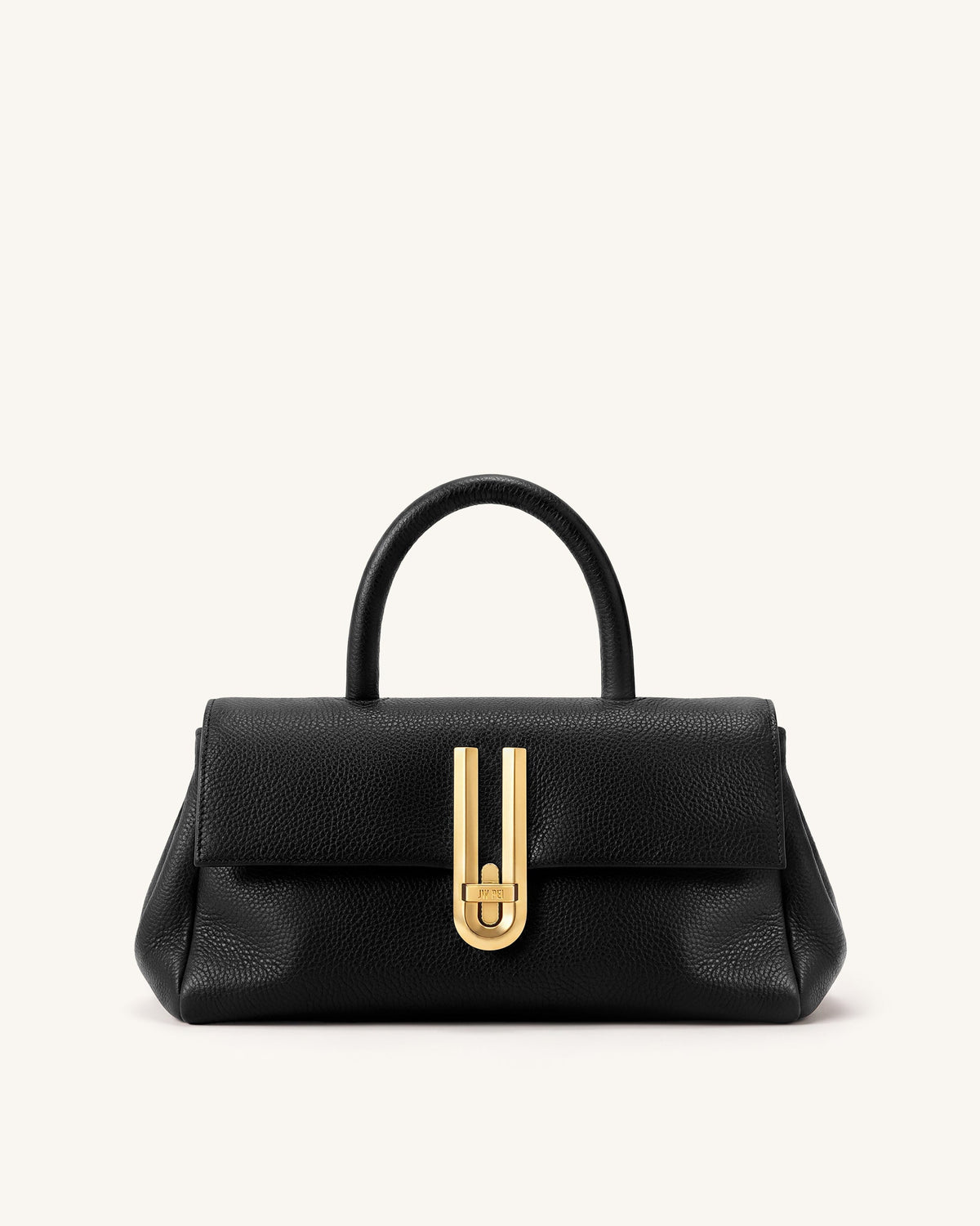 Evania U-Lock Top Handle Bag - Black