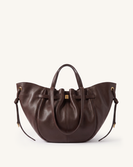 Hana Soft Tote Bag - Chocolate Brown