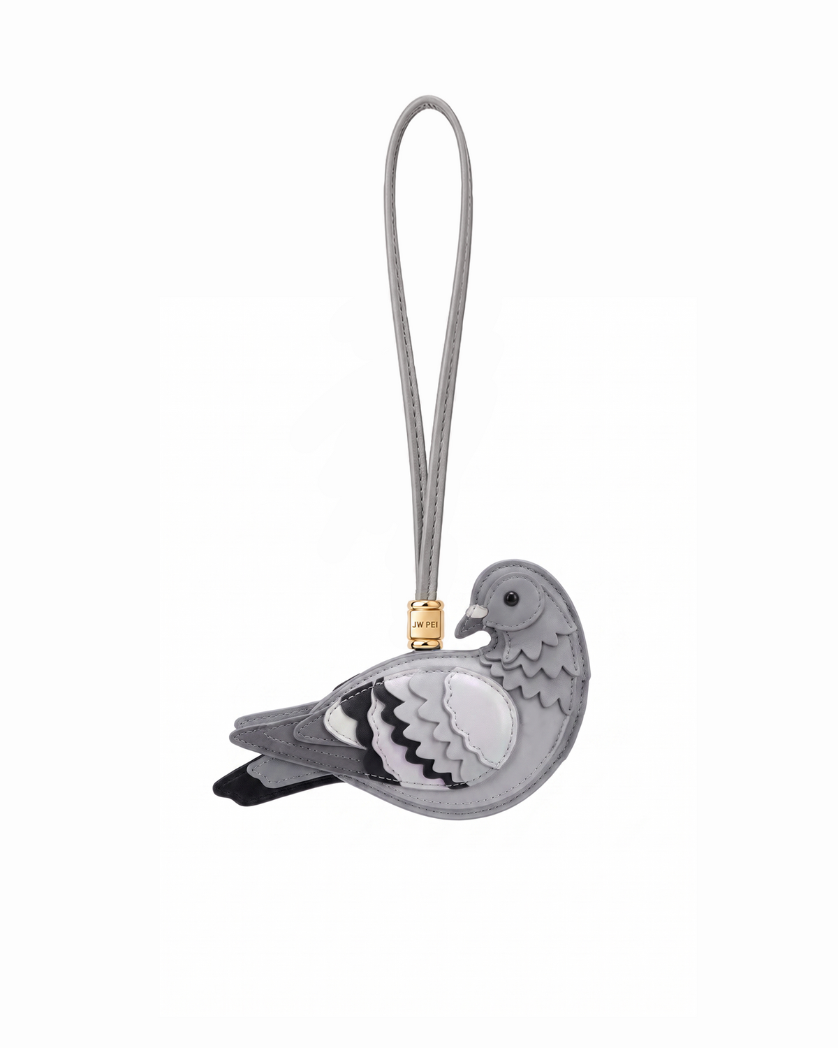Pigeon Bag Charm - Gray